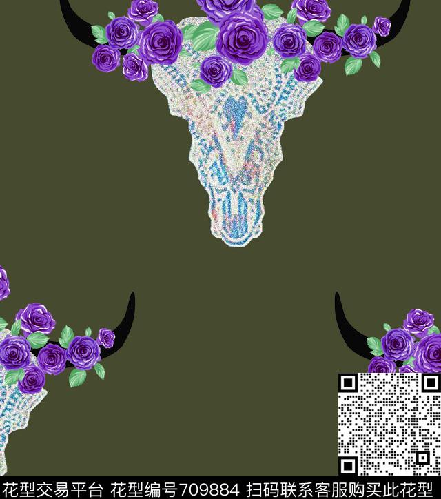 p003.jpg - 709884 - 坯布 个性 花卉 - 数码印花花型 － 女装花型设计 － 瓦栏