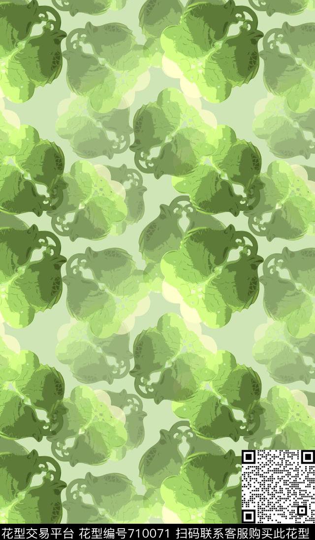 160902-sfb-1-1.jpg - 710071 - 美丽窗帘家纺 抽象风格 抽象花卉组合 - 数码印花花型 － 沙发布花型设计 － 瓦栏