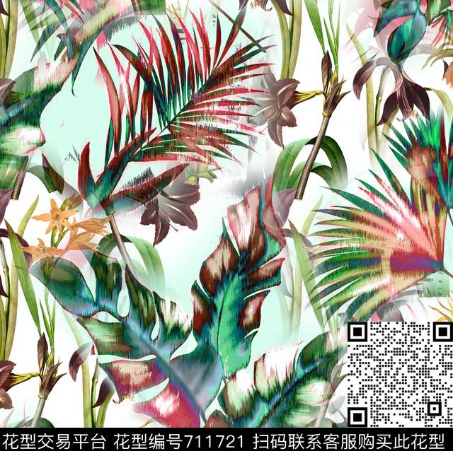 M-525-1.jpg - 711721 - 花卉 抽象 真丝花型 - 数码印花花型 － 女装花型设计 － 瓦栏