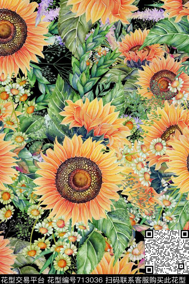 D23.1.jpg - 713036 - sunflowers 2017 D&G - 数码印花花型 － 女装花型设计 － 瓦栏