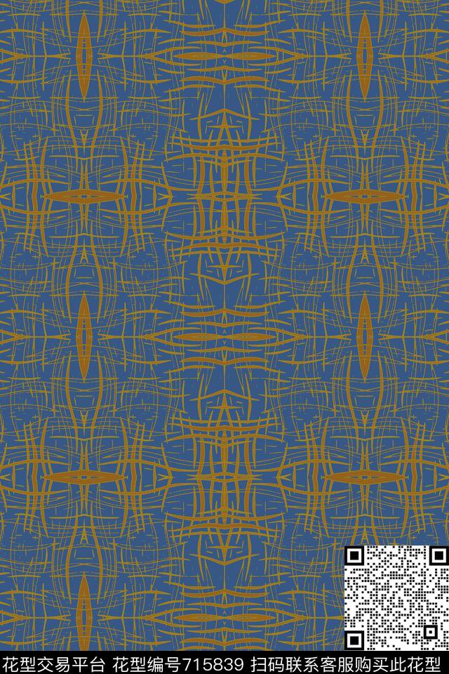 160914-nzhh-1-1.jpg - 715839 - 条纹混搭 条纹图案 迷彩 - 传统印花花型 － 男装花型设计 － 瓦栏