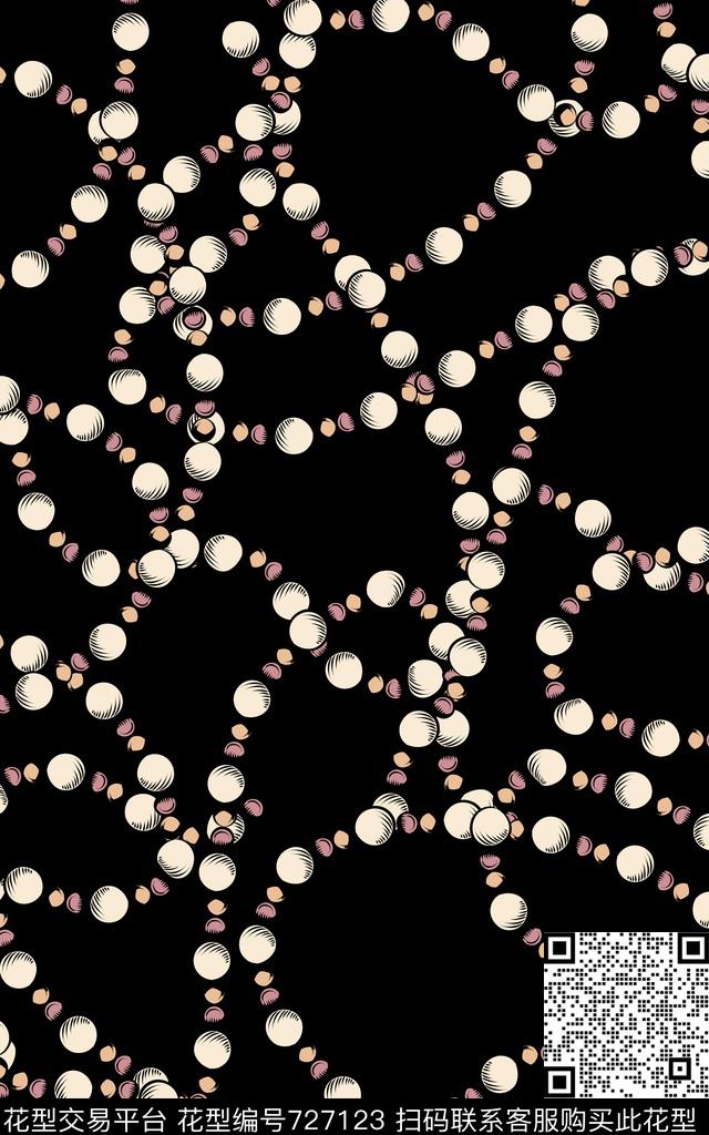 1022c2.jpg - 727123 - 圆点 几何 抽象 - 数码印花花型 － 女装花型设计 － 瓦栏