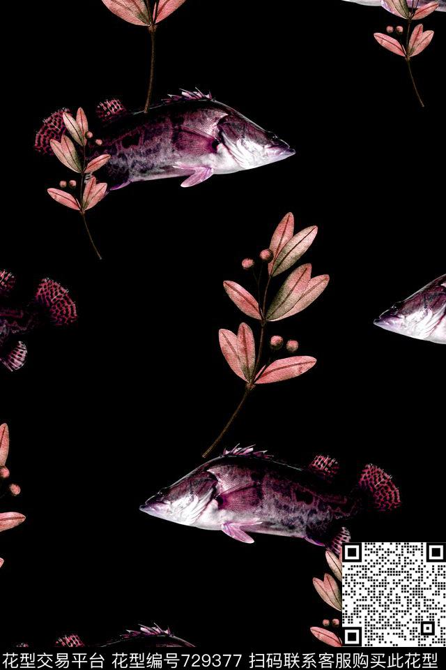 1610260302.jpg - 729377 - 热带 立体 花卉植物 - 数码印花花型 － 男装花型设计 － 瓦栏