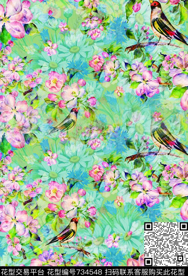 2m.jpg - 734548 - 花瓣 花朵 花纹 - 数码印花花型 － 女装花型设计 － 瓦栏