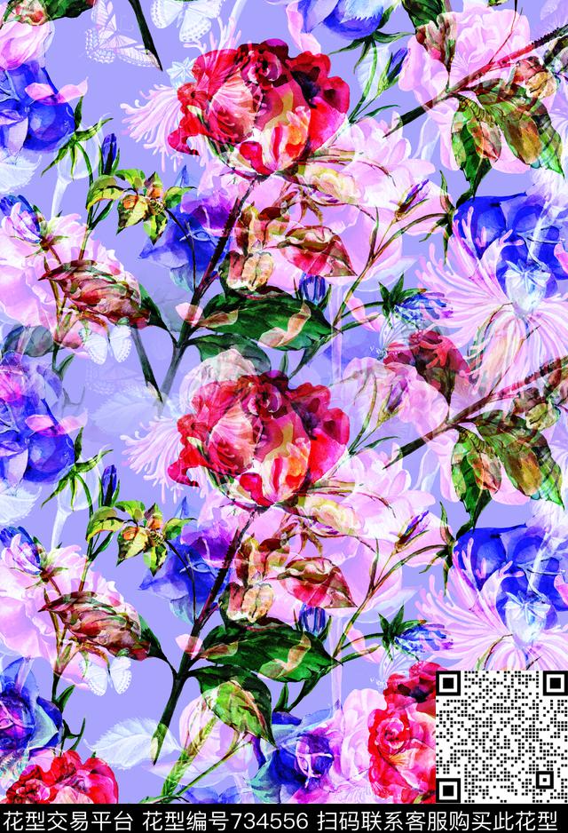 2o.jpg - 734556 - 花瓣 花朵 花纹 - 数码印花花型 － 女装花型设计 － 瓦栏