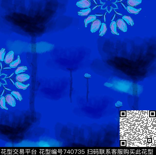 ZENG0026-3.jpg - 740735 - 国画 民族风 中国风 - 数码印花花型 － 女装花型设计 － 瓦栏
