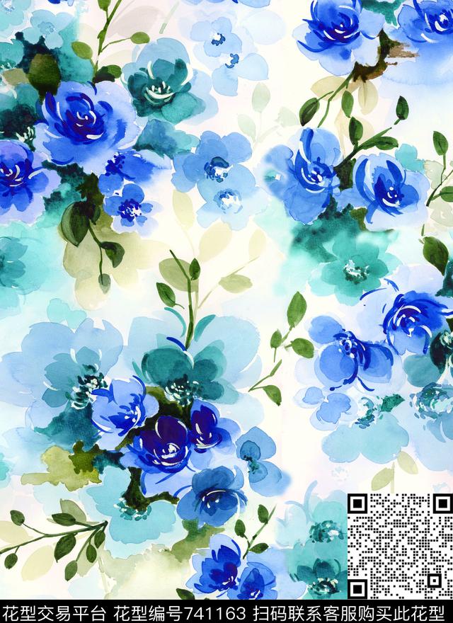 161114-3.jpg - 741163 - 水仙花 花朵 花卉 - 数码印花花型 － 女装花型设计 － 瓦栏