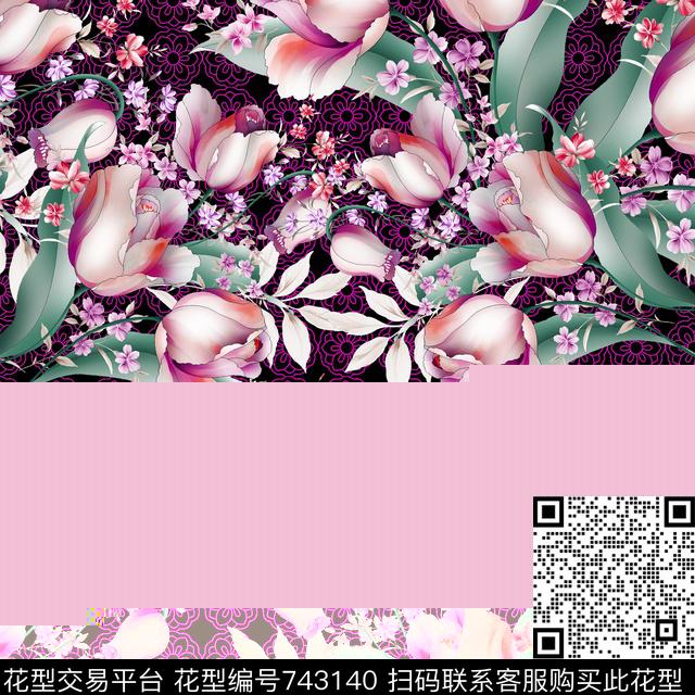 1117-07-01.jpg - 743140 - 花朵 花卉 - 数码印花花型 － 女装花型设计 － 瓦栏