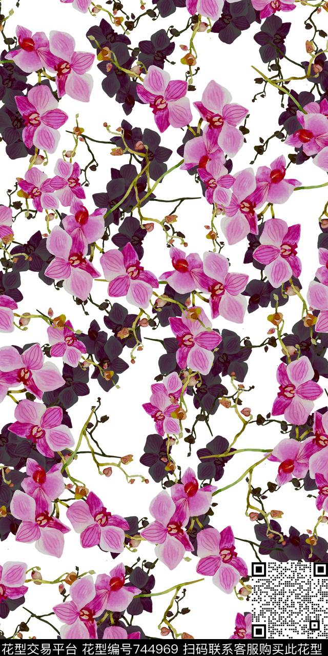 20161120-40S.jpg - 744969 - 数码花卉类 满版花 小碎花 - 数码印花花型 － 女装花型设计 － 瓦栏