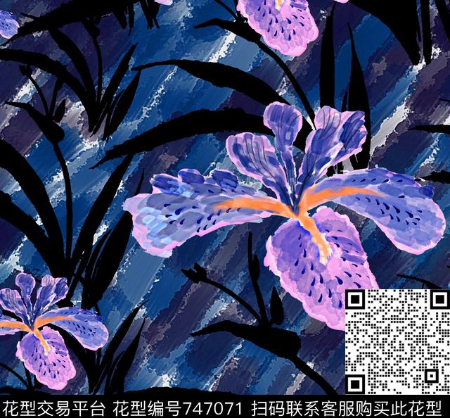 ZENG0027-f.jpg - 747071 - 大花 花朵 花卉 - 数码印花花型 － 女装花型设计 － 瓦栏