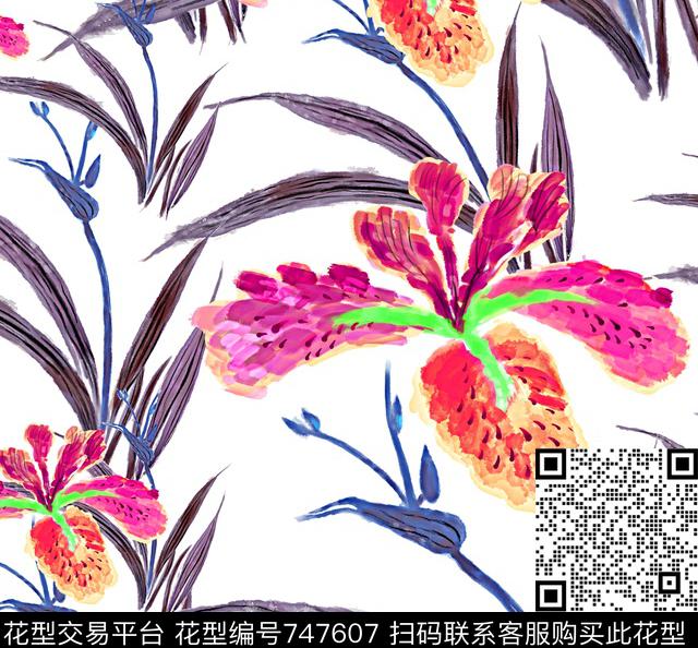 ZENG0027-n.jpg - 747607 - 大花 花朵 花卉 - 数码印花花型 － 女装花型设计 － 瓦栏