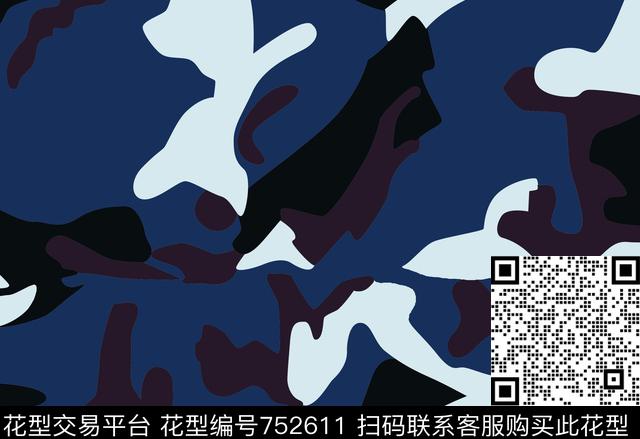 迷彩-2.jpg - 752611 - 军装迷彩 动物纹 羽绒服 - 数码印花花型 － 男装花型设计 － 瓦栏