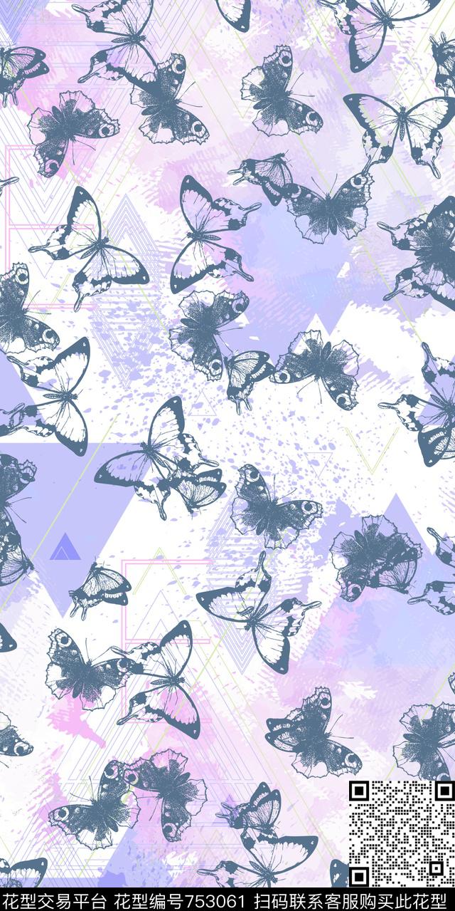 20161203-7S.jpg - 753061 - 数码动物类 小碎花 满版花 - 数码印花花型 － 女装花型设计 － 瓦栏