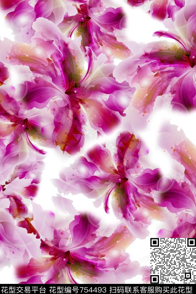 1202-04-01.jpg - 754493 - 花朵 花卉 - 数码印花花型 － 女装花型设计 － 瓦栏