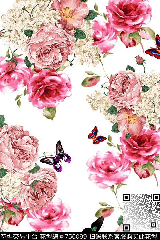 1207-02-01.jpg - 755099 - 花朵 花卉 - 数码印花花型 － 女装花型设计 － 瓦栏