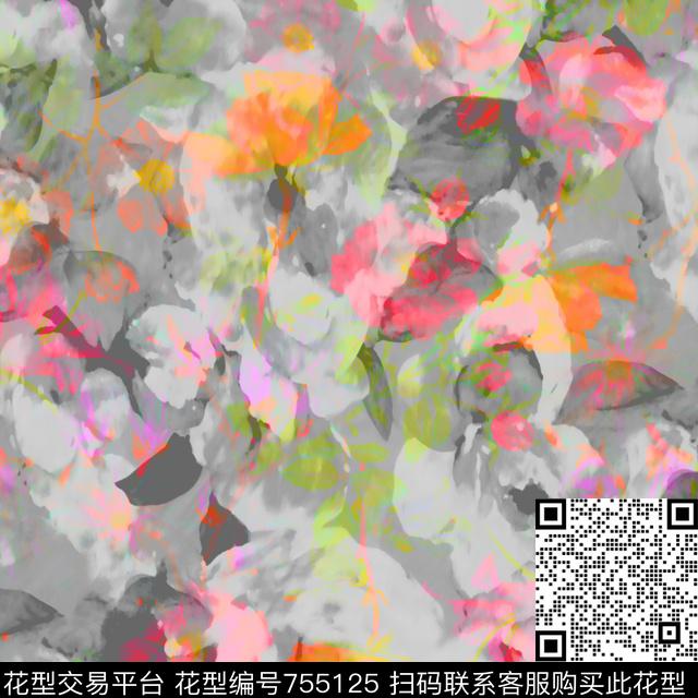 161205-4.jpg - 755125 - 抽象底纹花 纹理 - 数码印花花型 － 女装花型设计 － 瓦栏