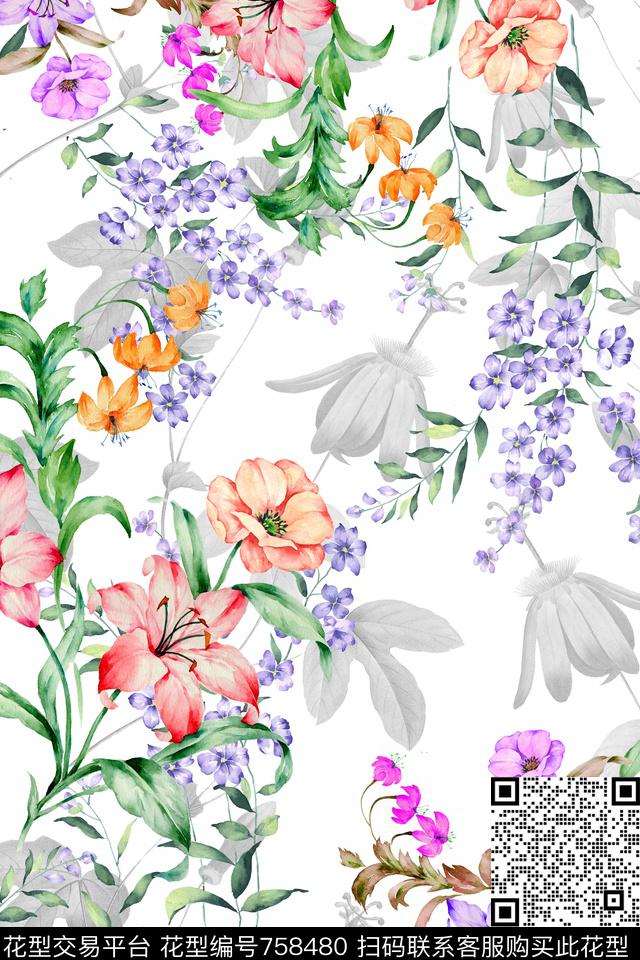 1211-02-01.jpg - 758480 - purity花型fresh2 - 数码印花花型 － 女装花型设计 － 瓦栏