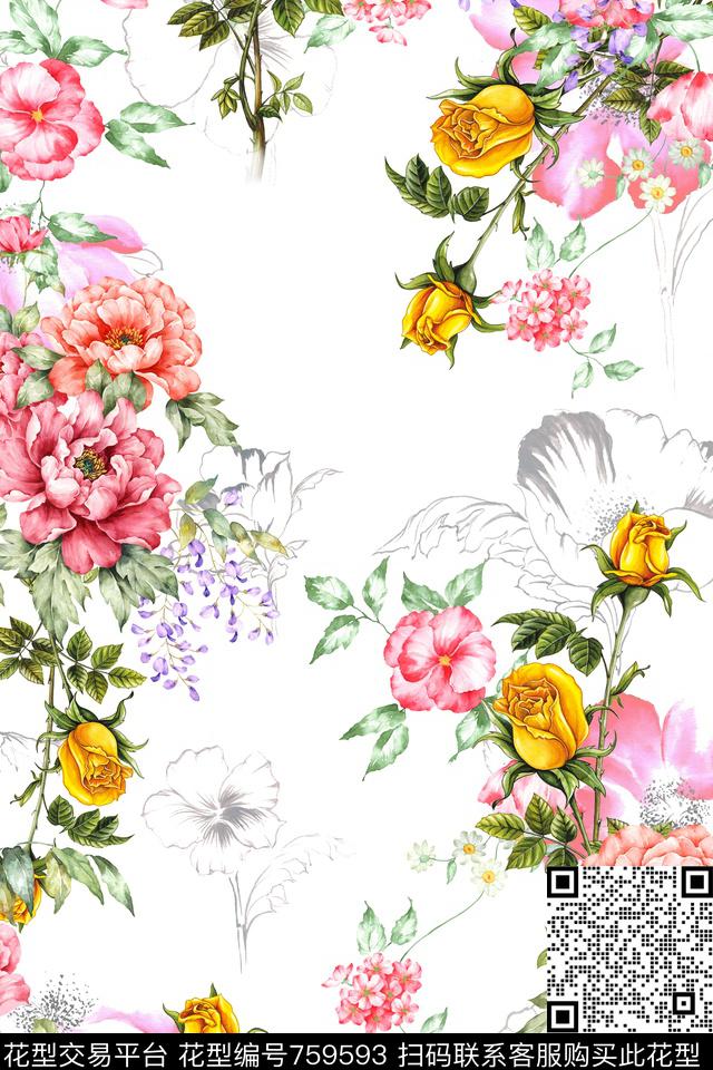 1213-01-02.jpg - 759593 - purity花型fresh2 - 数码印花花型 － 女装花型设计 － 瓦栏