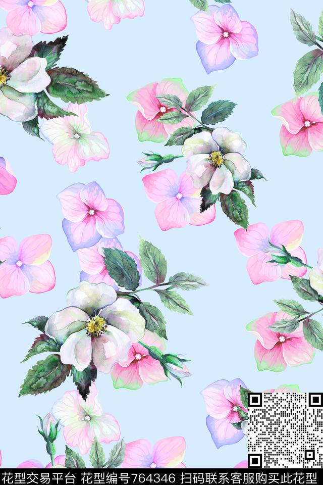 H20161222 1.jpg - 764346 - 花卉 女装 迪拜花卉 - 数码印花花型 － 女装花型设计 － 瓦栏