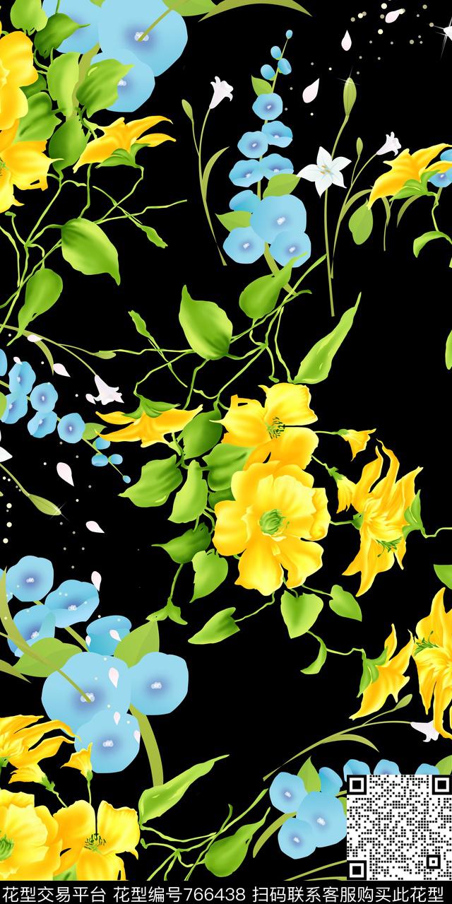 20161227-61S.jpg - 766438 - 花卉 大花 数码花卉类 - 数码印花花型 － 女装花型设计 － 瓦栏