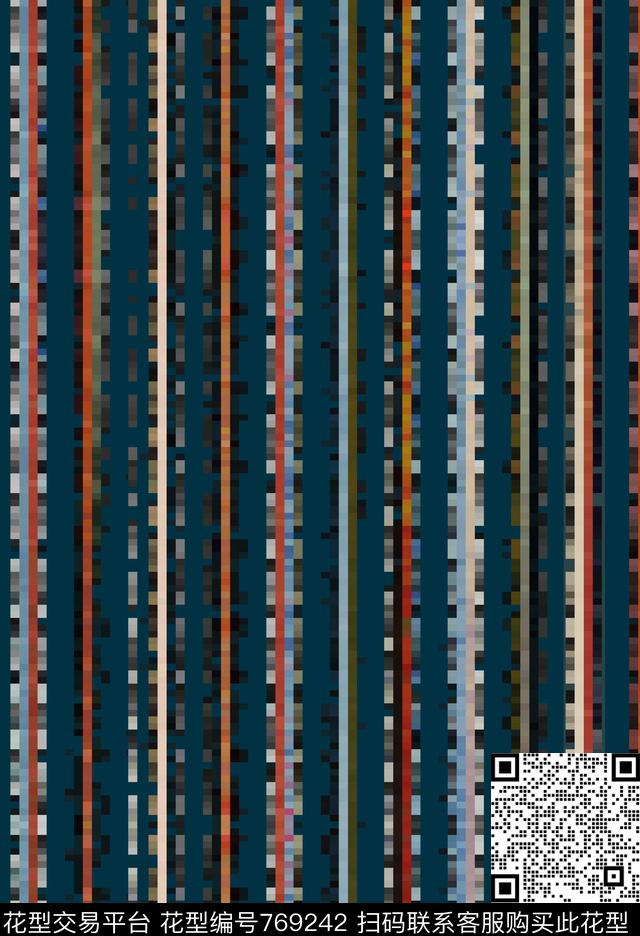 14.tif - 769242 - 条纹 格子 苏格兰格 - 数码印花花型 － 男装花型设计 － 瓦栏
