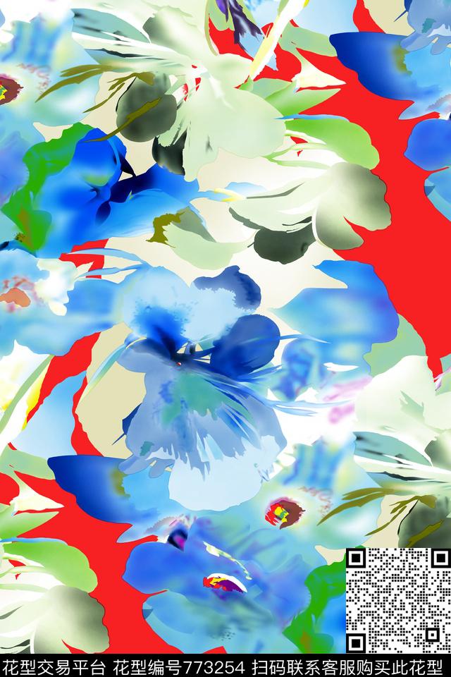 170107-4.jpg - 773254 - 乱花 花朵 花卉 - 数码印花花型 － 女装花型设计 － 瓦栏