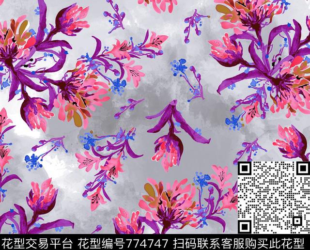 170113-3.jpg - 774747 - 玫瑰 花卉 - 数码印花花型 － 女装花型设计 － 瓦栏