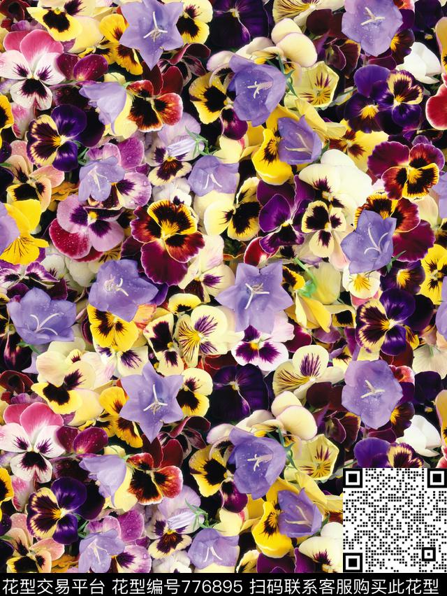 ldc08.png - 776895 - 花朵 植物 小碎花 - 数码印花花型 － 女装花型设计 － 瓦栏