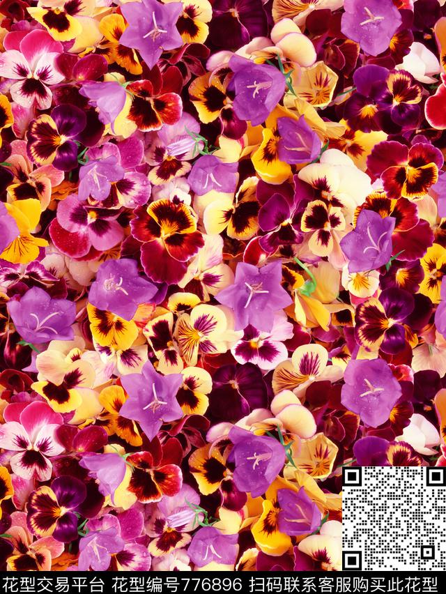 ldc08a.png - 776896 - 花朵 植物 小碎花 - 数码印花花型 － 女装花型设计 － 瓦栏