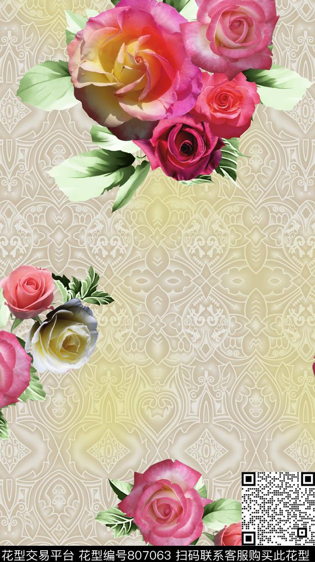 bunga siap.jpg - 807063 - textile design digital - 数码印花花型 － 女装花型设计 － 瓦栏