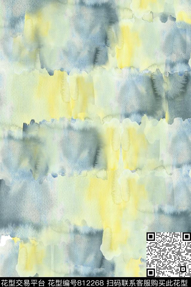 夏日斑驳.jpg - 812268 - 女装 抽象 色彩 - 数码印花花型 － 女装花型设计 － 瓦栏