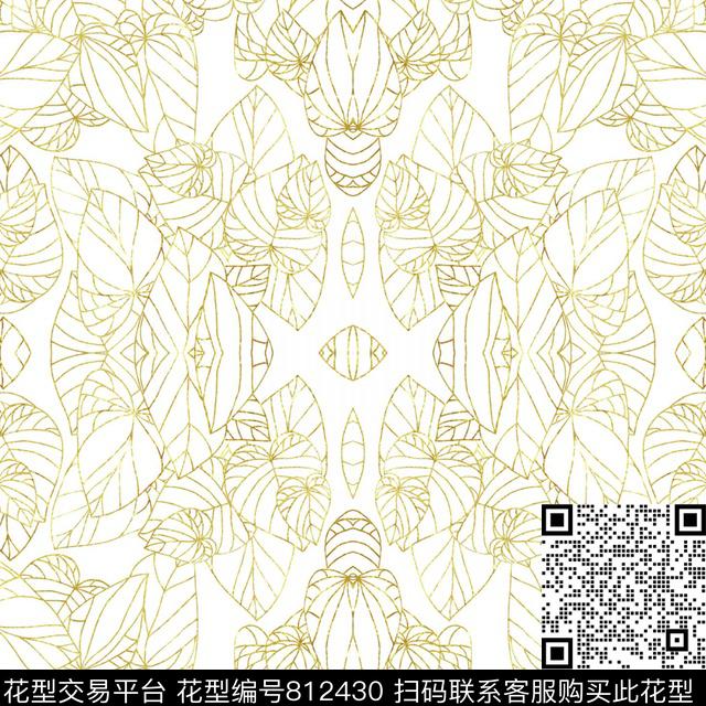 NATURAL 1.jpg - 812430 - 大自然 轻奢 自然 - 传统印花花型 － 箱包花型设计 － 瓦栏