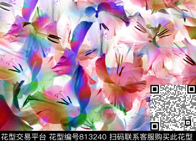 20170309-1.tif - 813240 - 炫彩 多彩 乱花 - 数码印花花型 － 女装花型设计 － 瓦栏