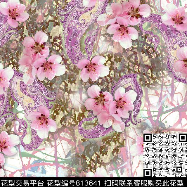 new d8.jpg - 813641 - flower colorise colorfull - 数码印花花型 － 女装花型设计 － 瓦栏