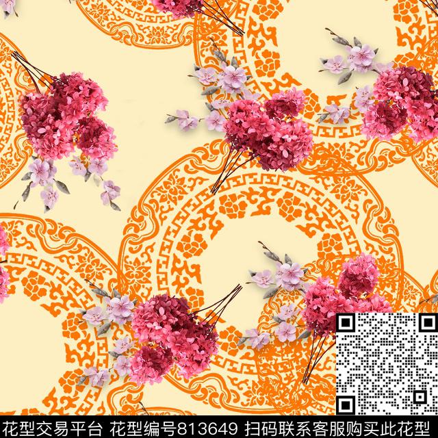 new d24.jpg - 813649 - flower colorise colorfull - 数码印花花型 － 女装花型设计 － 瓦栏