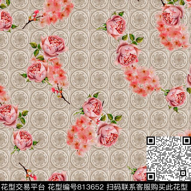 new d27.jpg - 813652 - colorise colorfull flower - 数码印花花型 － 女装花型设计 － 瓦栏