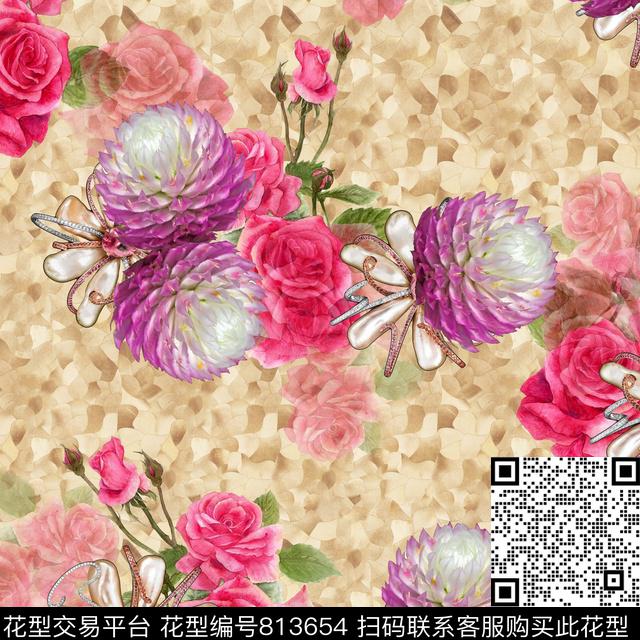 new d30.jpg - 813654 - colorise colorfull flower - 数码印花花型 － 女装花型设计 － 瓦栏