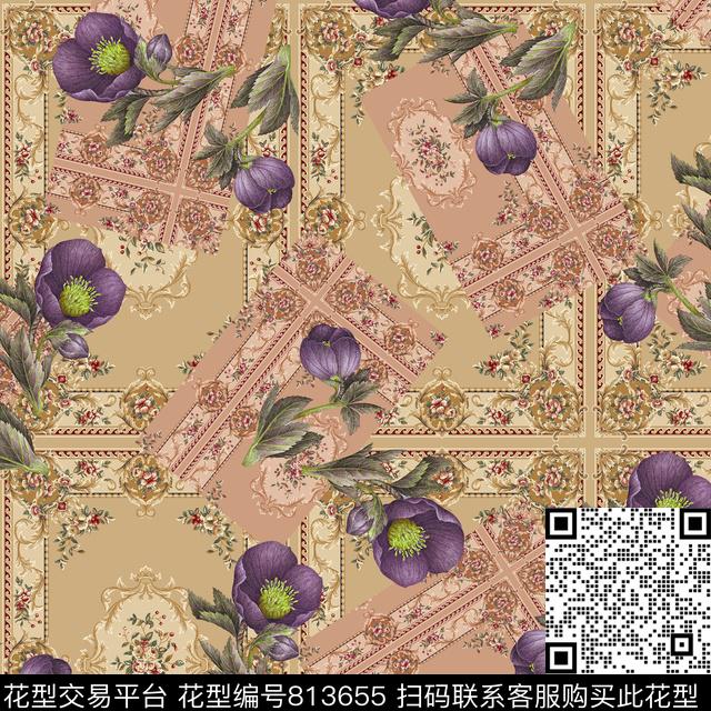 new d31.jpg - 813655 - colorise flower colorfull - 数码印花花型 － 女装花型设计 － 瓦栏