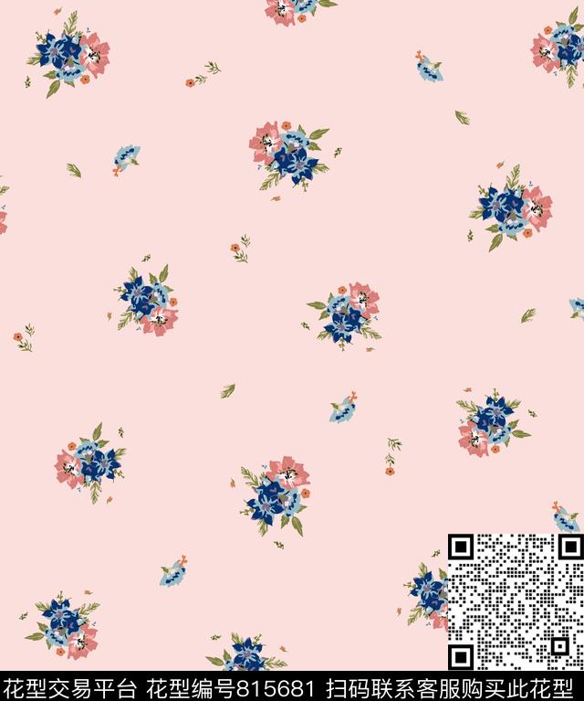 MY1702006-A.jpg - 815681 - 花卉 小碎花 女童 - 传统印花花型 － 童装花型设计 － 瓦栏
