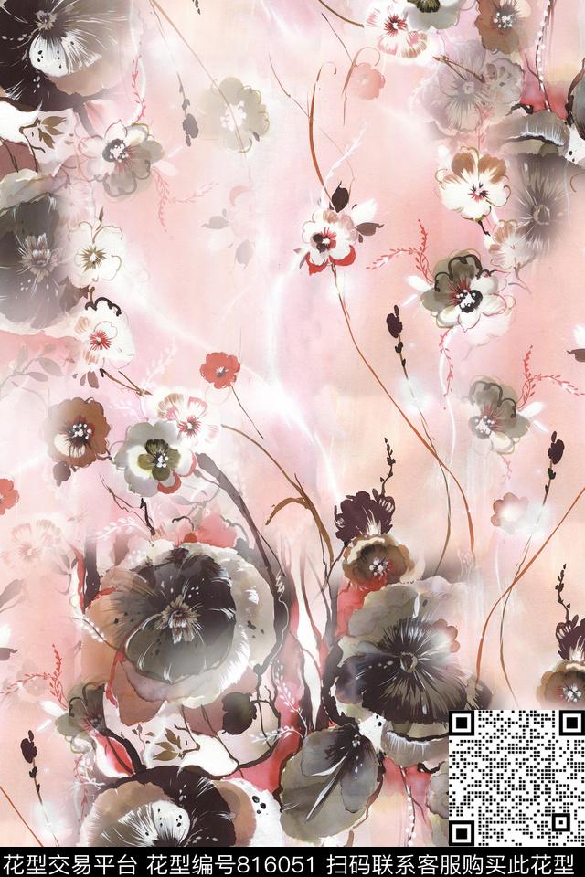 0328-7.jpg - 816051 - 花朵 花卉 花瓣 - 数码印花花型 － 女装花型设计 － 瓦栏