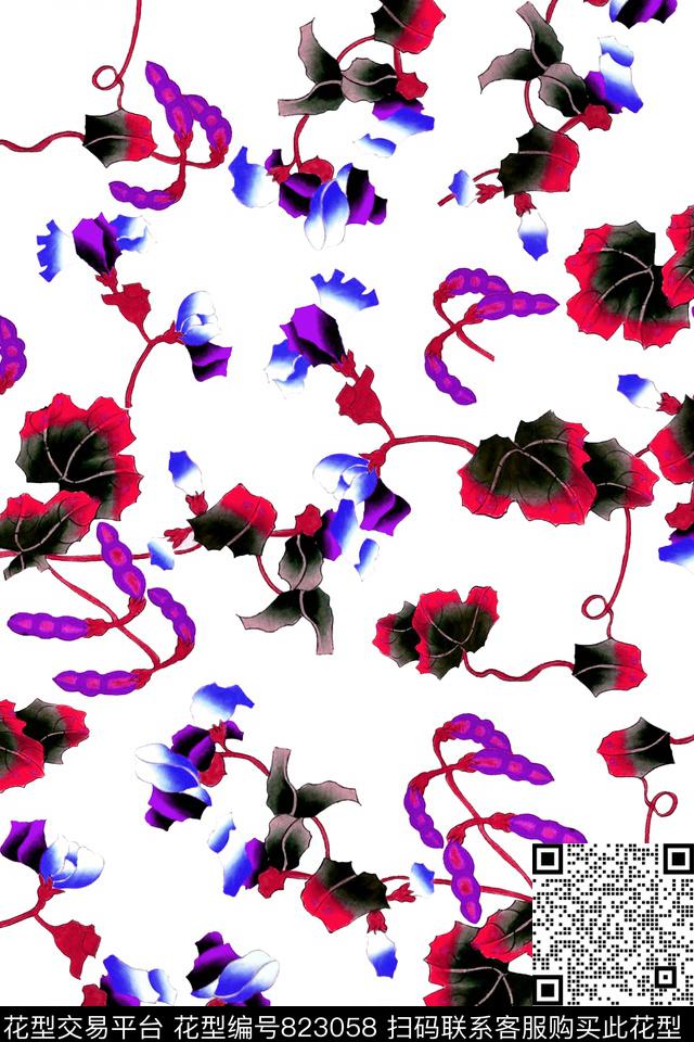 20170330-3-4.jpg - 823058 - 花瓣 满版散花 花卉 - 数码印花花型 － 女装花型设计 － 瓦栏