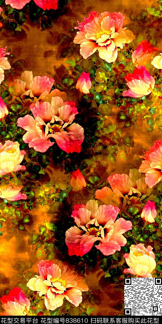 0426-2-3.jpg - 838610 - 花瓣 花朵 花卉 - 数码印花花型 － 女装花型设计 － 瓦栏