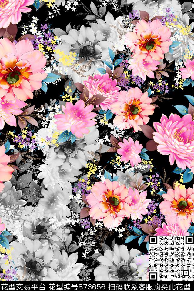 20170617-1.jpg - 873656 - 花卉 大花 衬衫 - 数码印花花型 － 女装花型设计 － 瓦栏