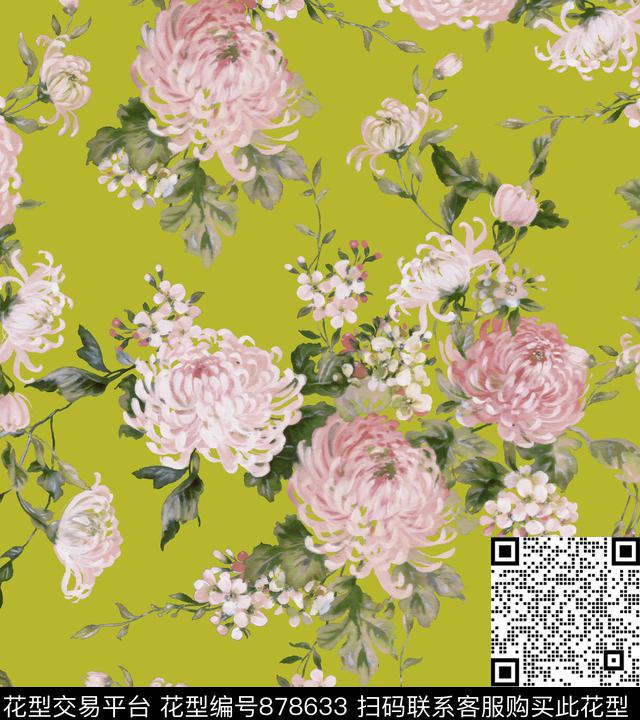 170428.jpg - 878633 - 小碎花 花朵 花卉 - 数码印花花型 － 女装花型设计 － 瓦栏