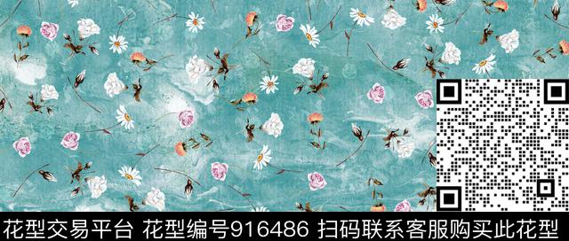070806-3.jpg - 916486 - 花卉 3D立体 水彩花卉 - 数码印花花型 － 女装花型设计 － 瓦栏