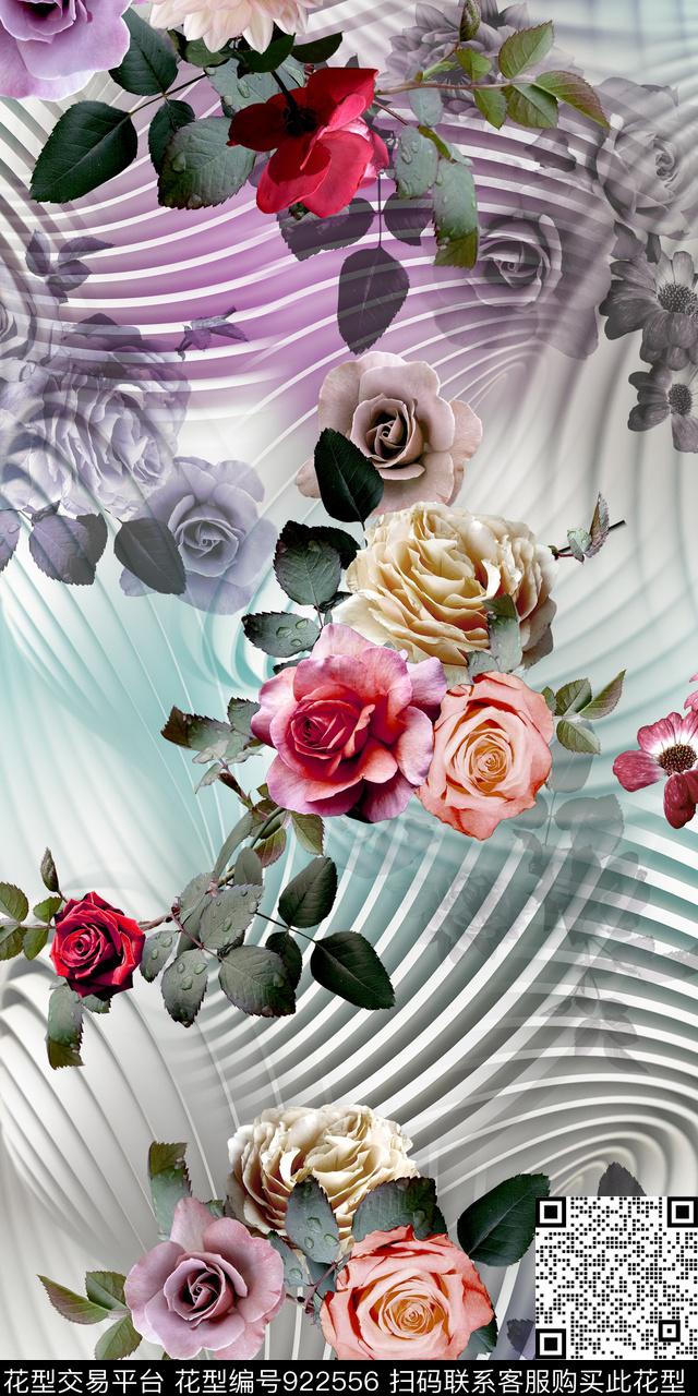 070809-2.jpg - 922556 - 鲜花 花卉 3D立体 - 数码印花花型 － 女装花型设计 － 瓦栏