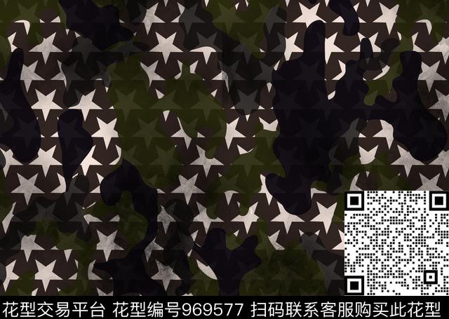 micaixxhui.jpg - 969577 - 创意 星星 几何 - 数码印花花型 － 女装花型设计 － 瓦栏