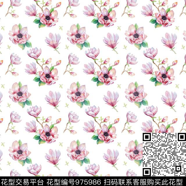 1.jpg - 975986 - 珊瑚 可可咖啡 照片花卉 - 数码印花花型 － 女装花型设计 － 瓦栏