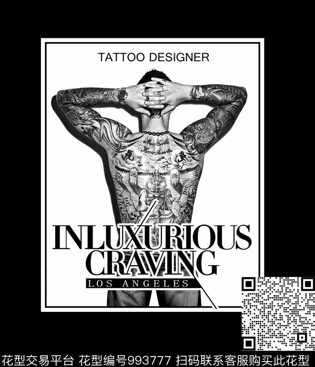 2018.1.2.jpg - 993777 - 人物 纹身 潮牌 - 数码印花花型 － 男装花型设计 － 瓦栏