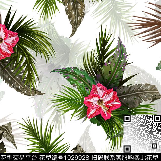 004.jpg - 1029928 - 数码花型 小碎花 月季花 - 数码印花花型 － 女装花型设计 － 瓦栏